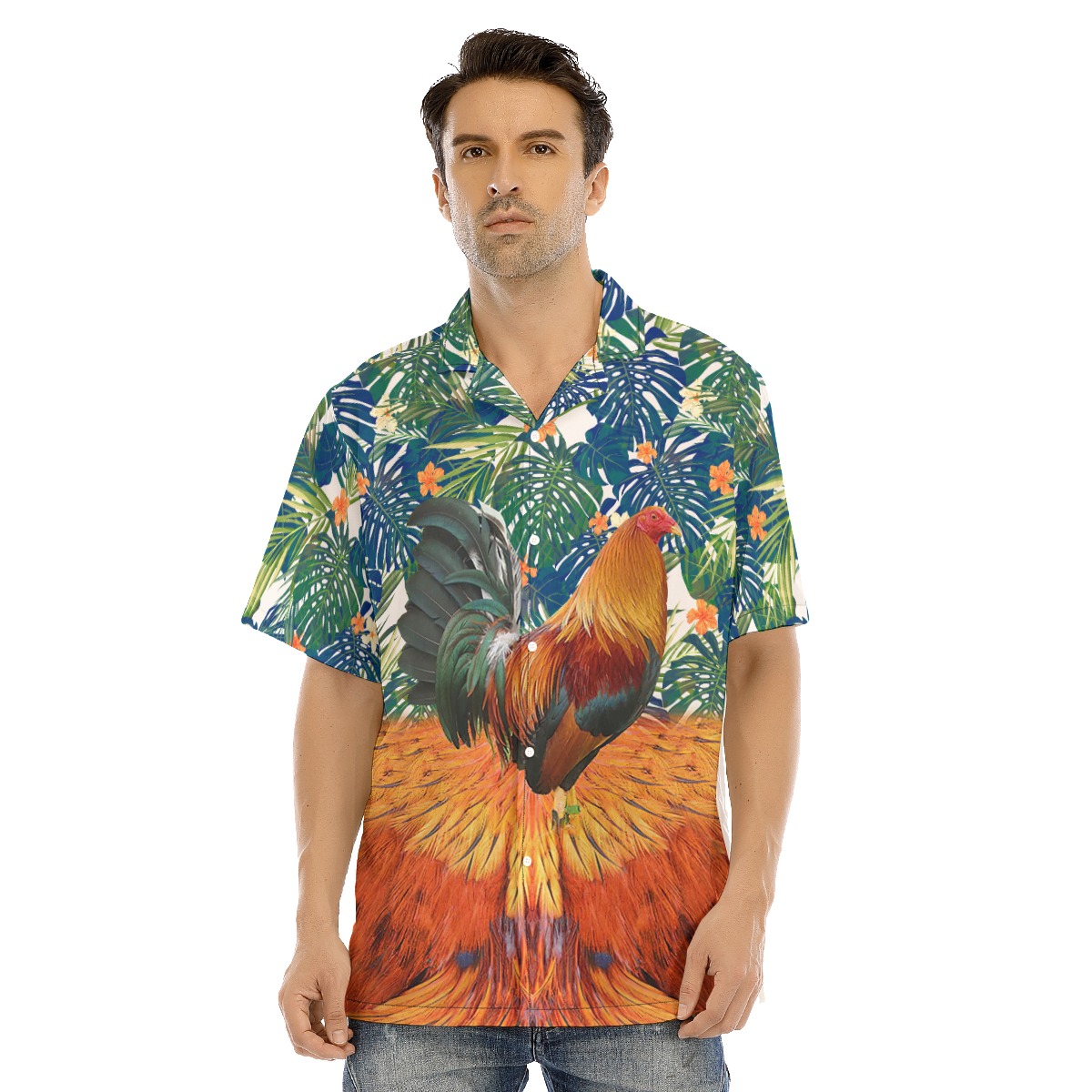 Chicken Hawaiian Shirt For Men - variant image 1
