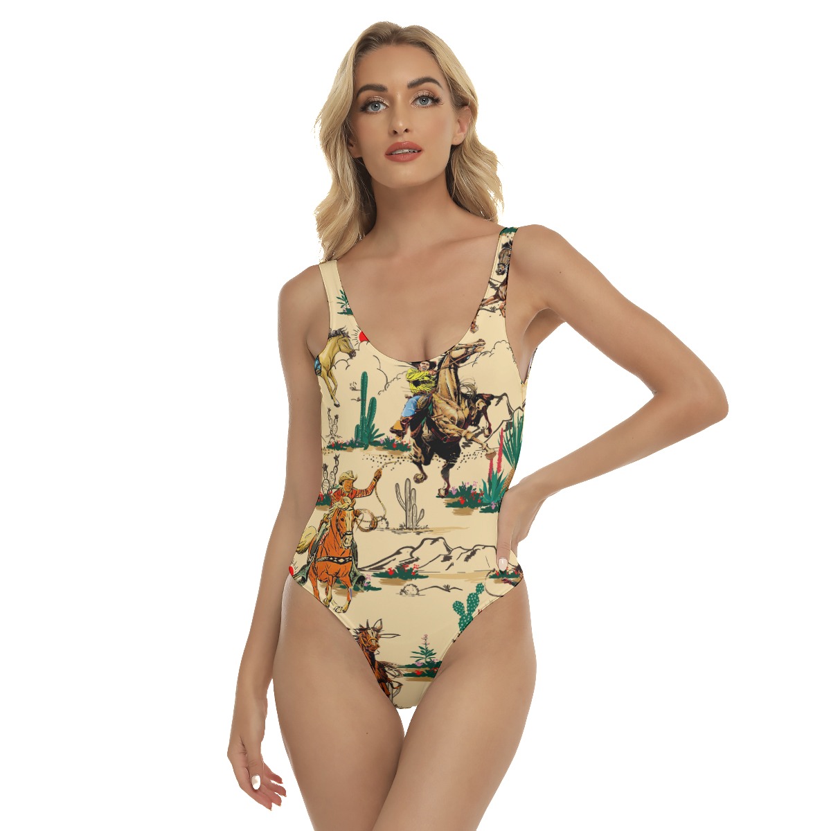 Horse Riding In The Desert Summer Swimsuit - variant image 1