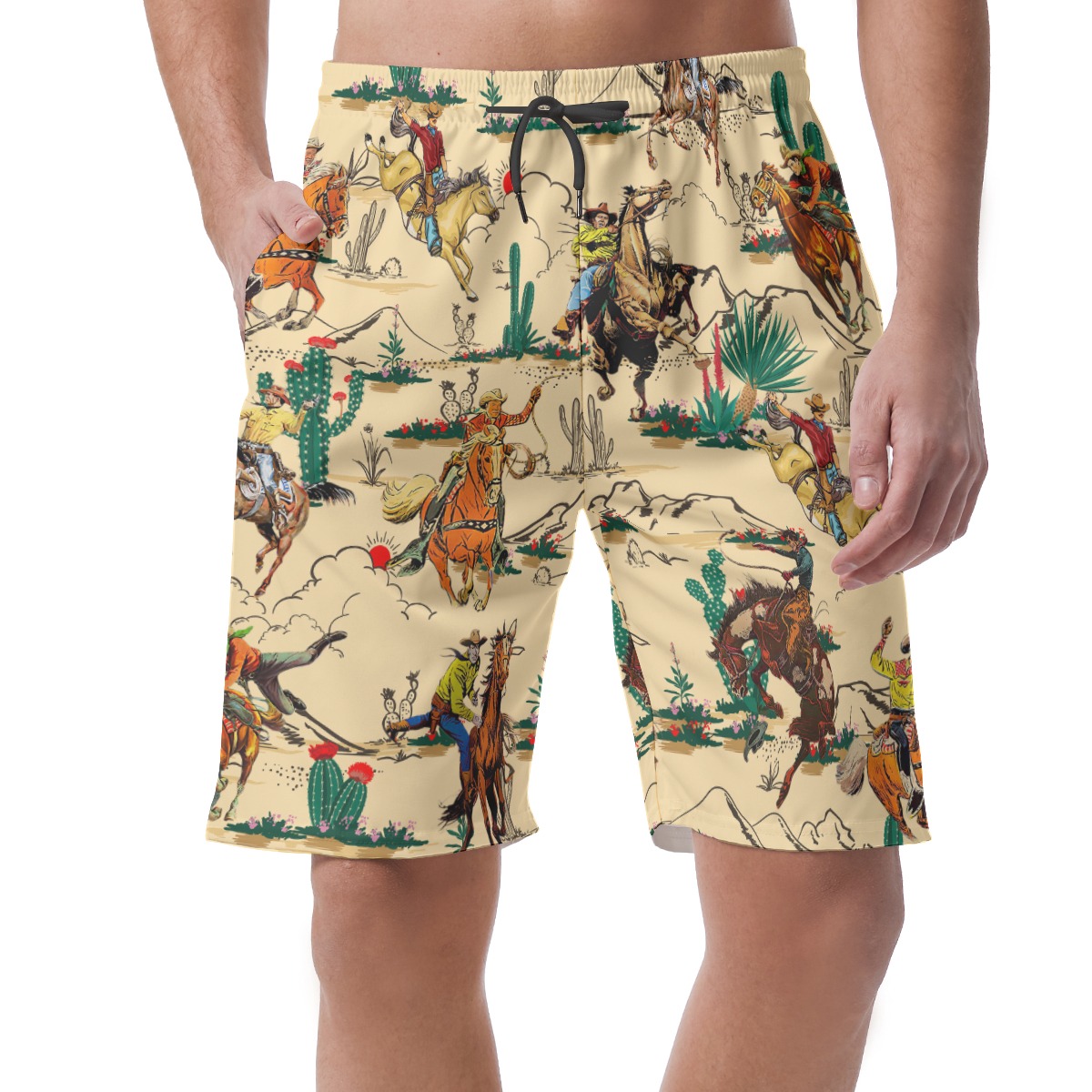 Horse Riding In The Desert Men's Shorts - variant image 1