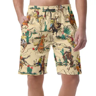 Horse Riding In The Desert Men's Shorts