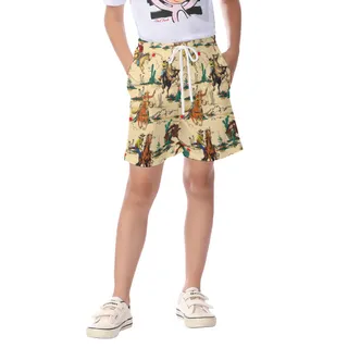 Horse Riding In The Desert Shorts For Kids