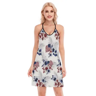 American Flag Summer Beach Dress
