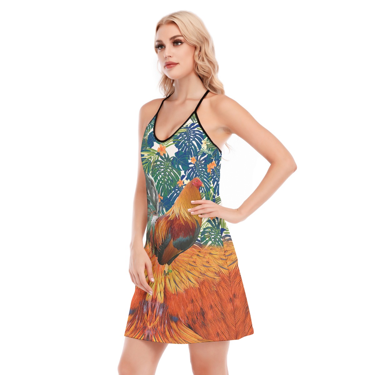Chicken Hawaiian Beach Dress For Summer