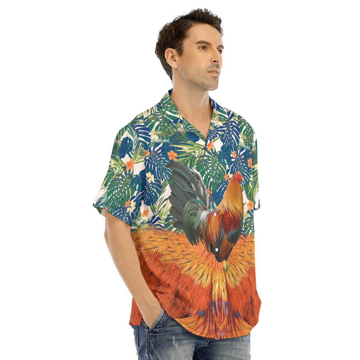 Chicken Hawaiian Shirt For Men