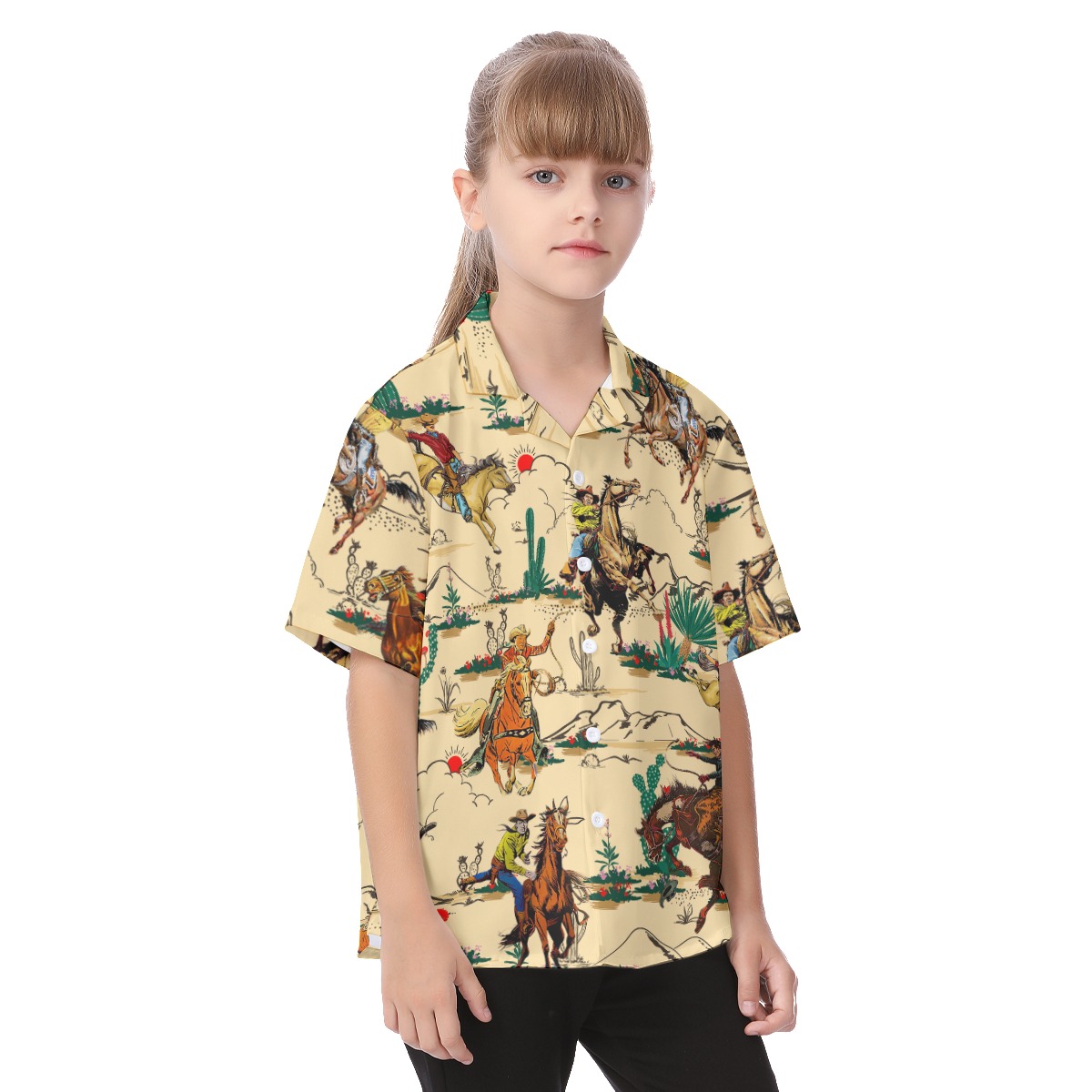 Horse Riding In The Desert Shirt For Kids