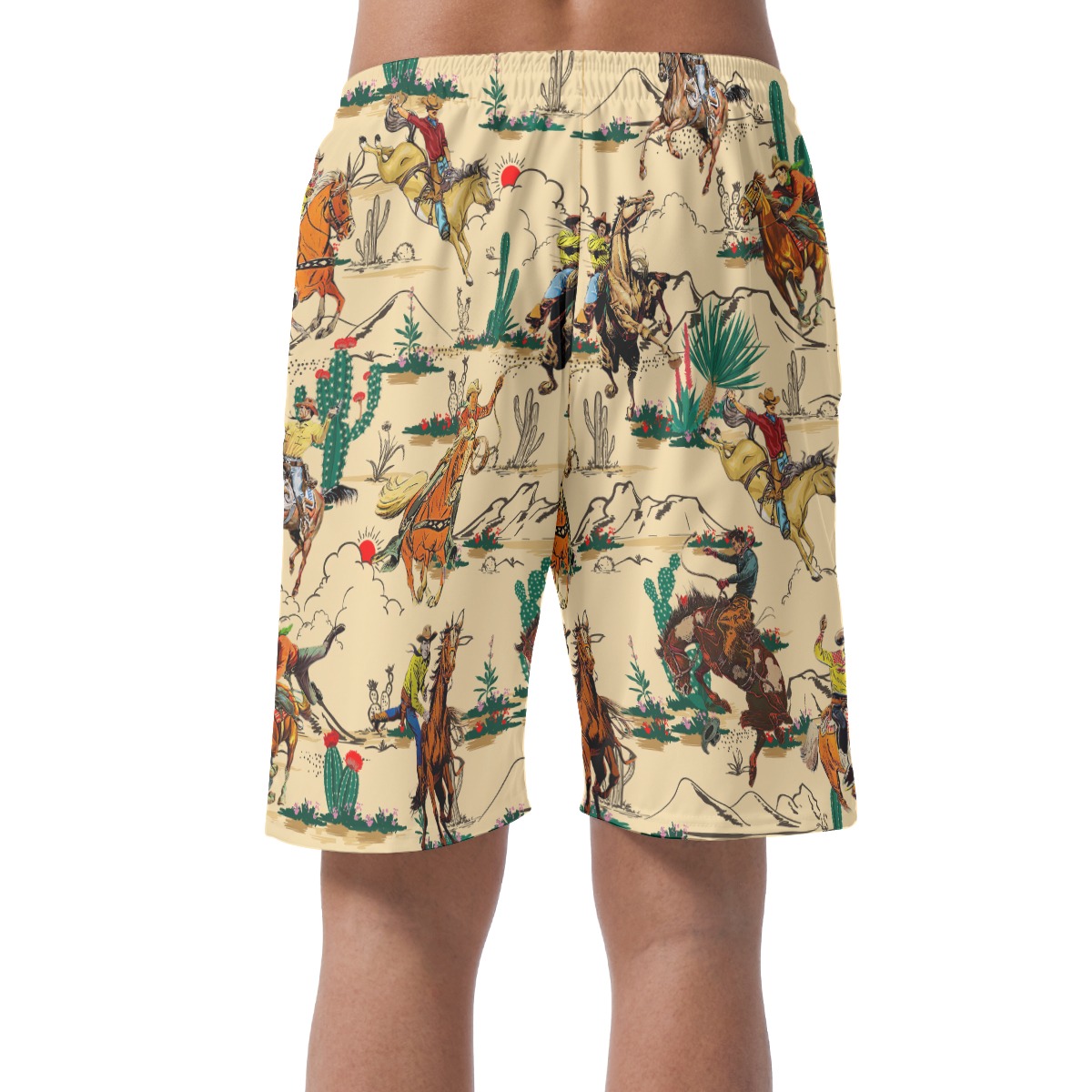 Horse Riding In The Desert Men's Shorts