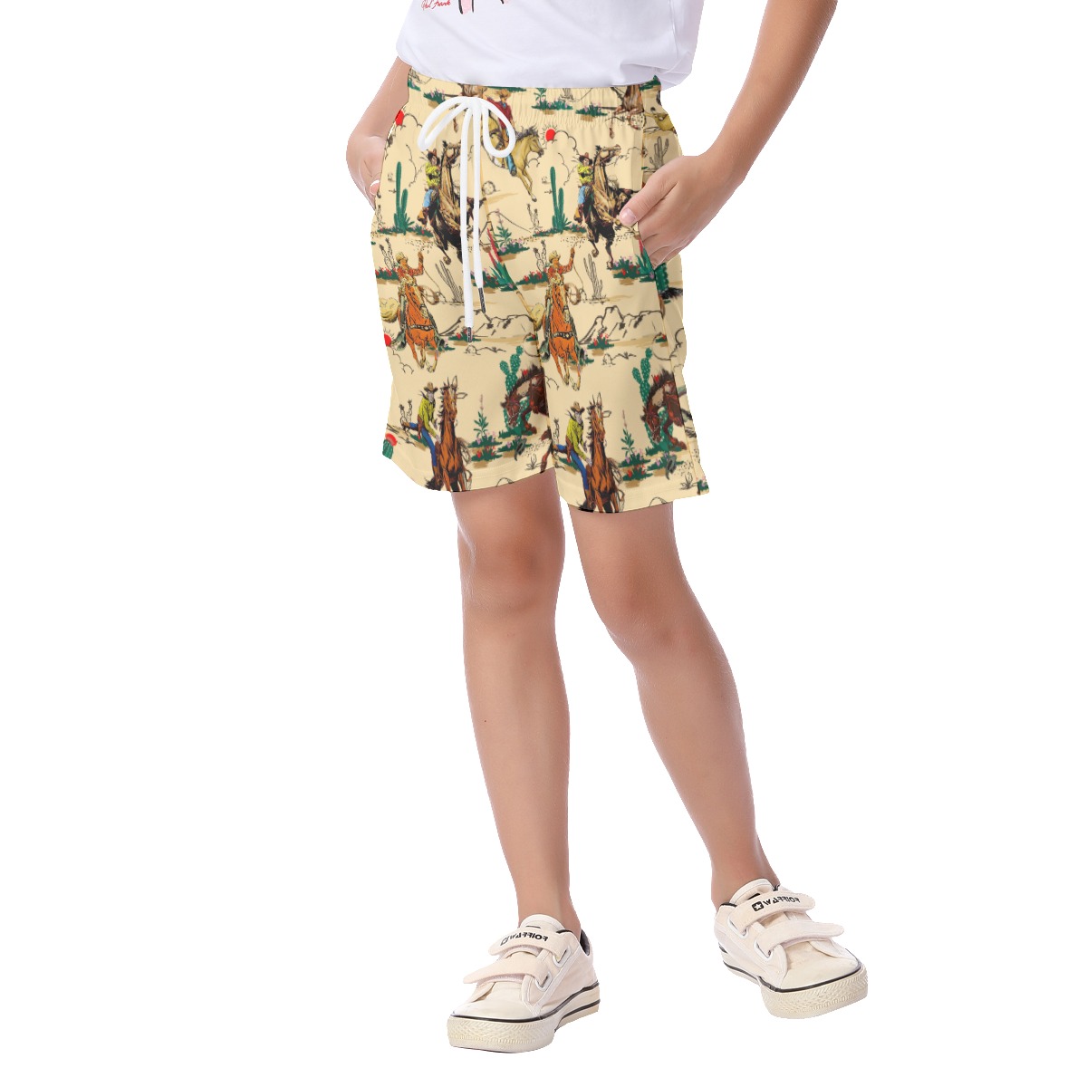 Horse Riding In The Desert Shorts For Kids