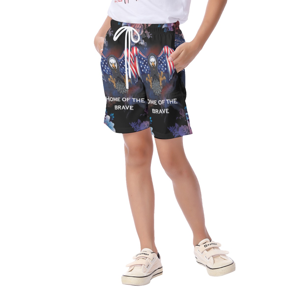 Patriotism American Eagle Beach Short For Kid