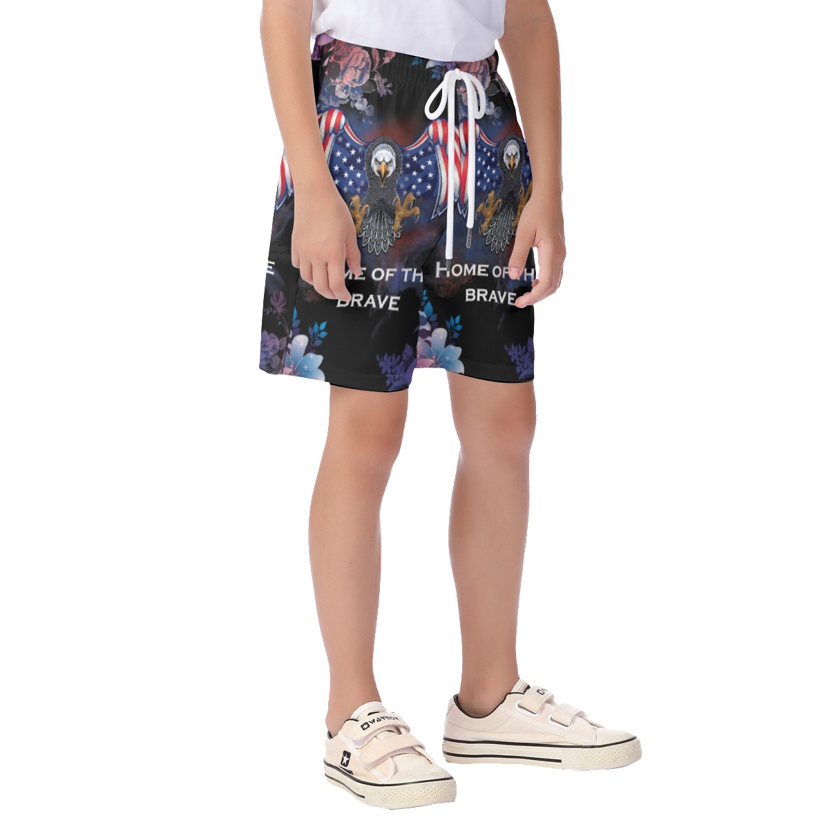 Patriotism American Eagle Beach Short For Kid