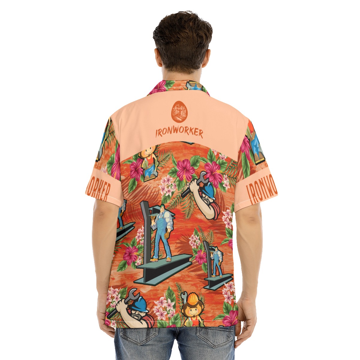 Iron Worker Hawaiian Men Shirt