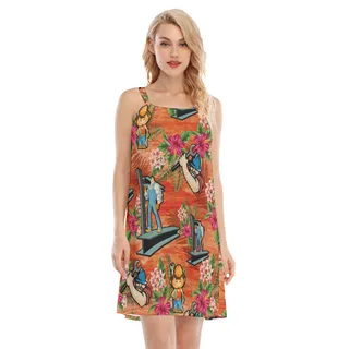 Iron Worker Hawaiian Cami Dress