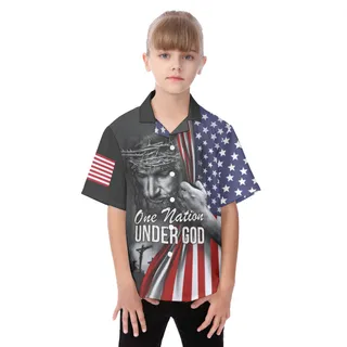 American God Kid's Hawaiian Shirt