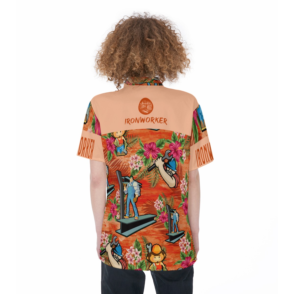 Iron Worker Hawaiian Women Shirt