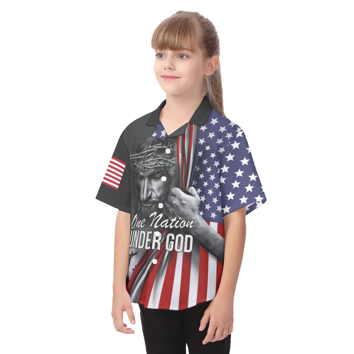 American God Kid's Hawaiian Shirt