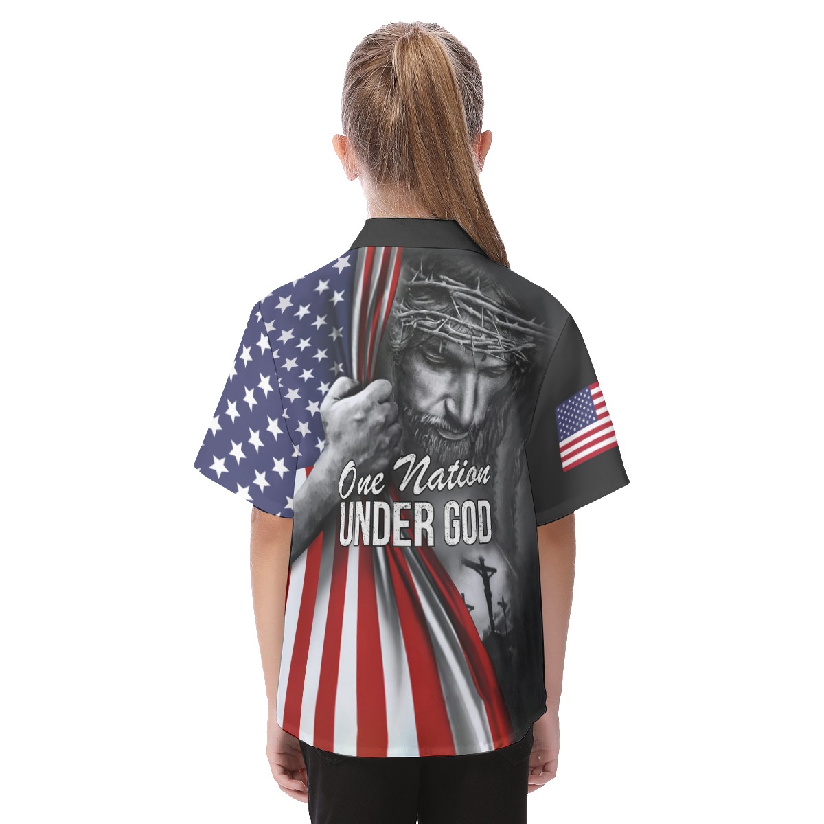 American God Kid's Hawaiian Shirt
