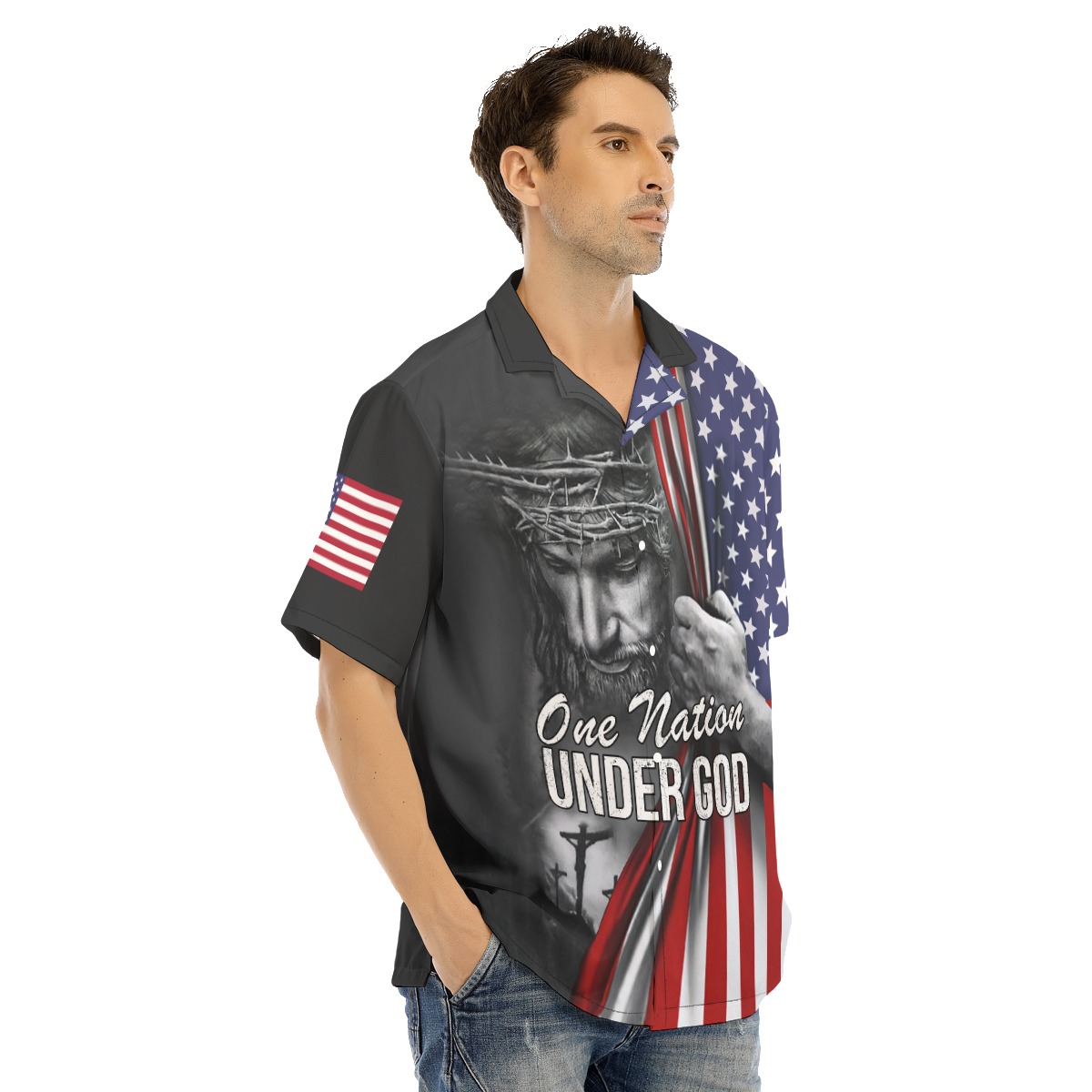 American Under God Hawaiian Shirt