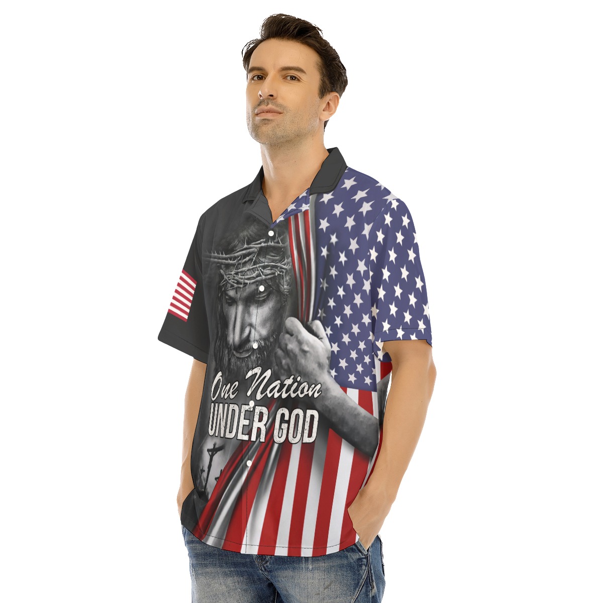 American Under God Hawaiian Shirt