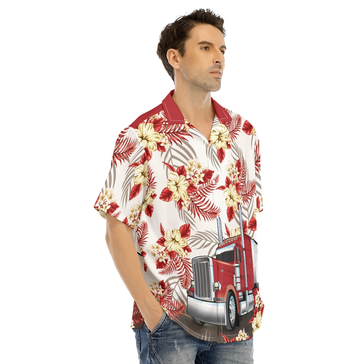 Trucker Hawaiian Shirt | Hi Vis Hawaiian Shirt For Trucker