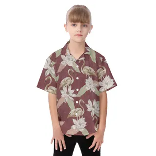 Flamingo Vintage Kid's Aloha Shirt