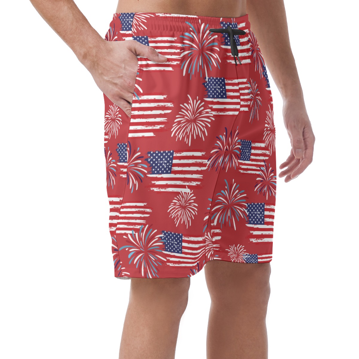 American Patriotic Summer Beach Shorts