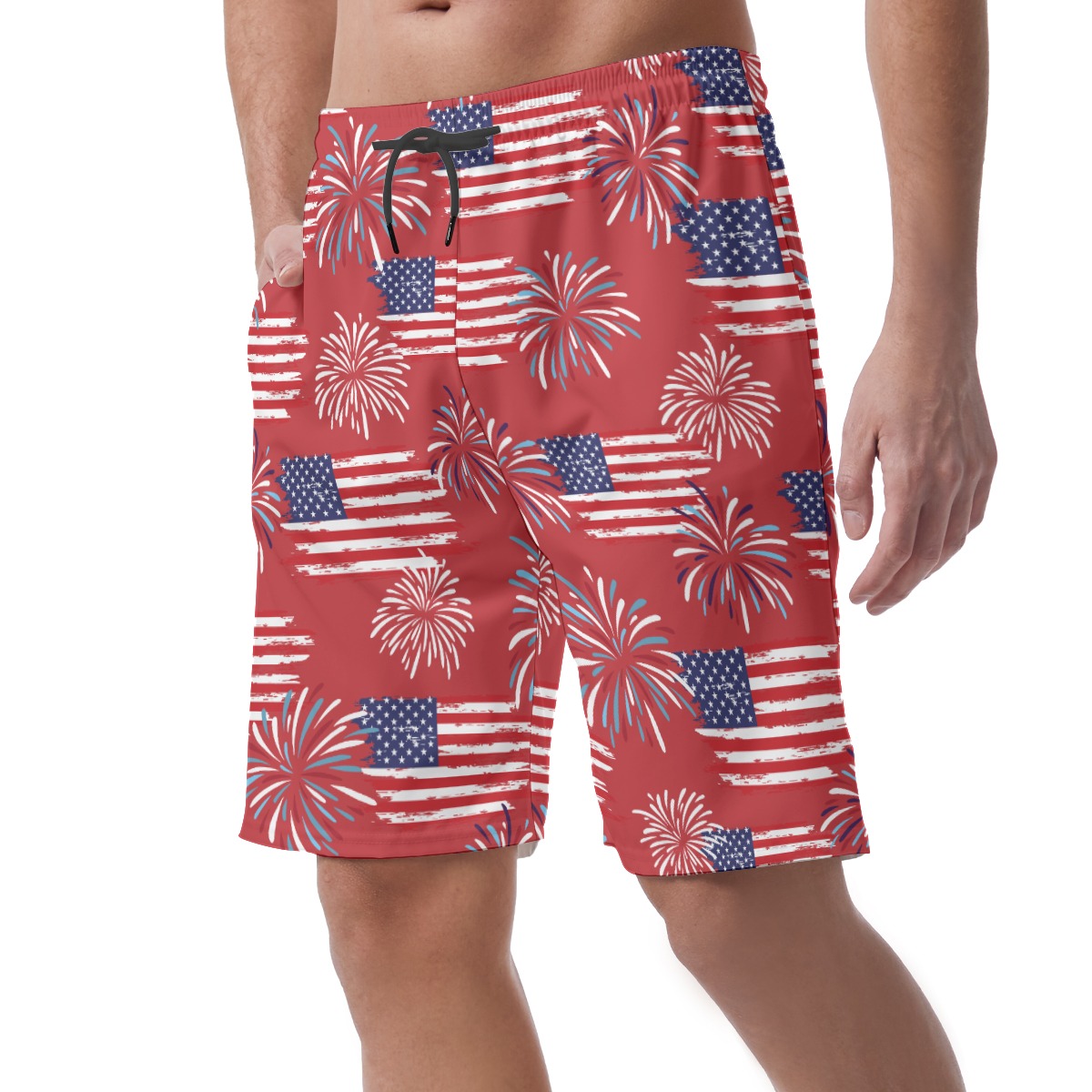 American Patriotic Summer Beach Shorts