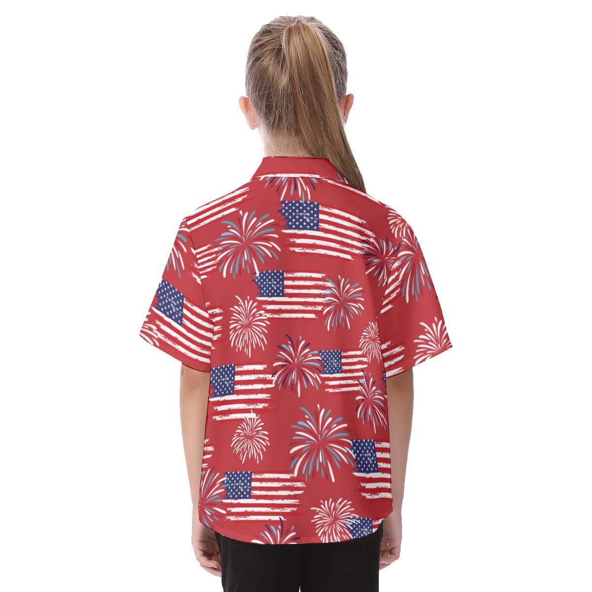 American Summer Patriotic Hawaiian Shirt