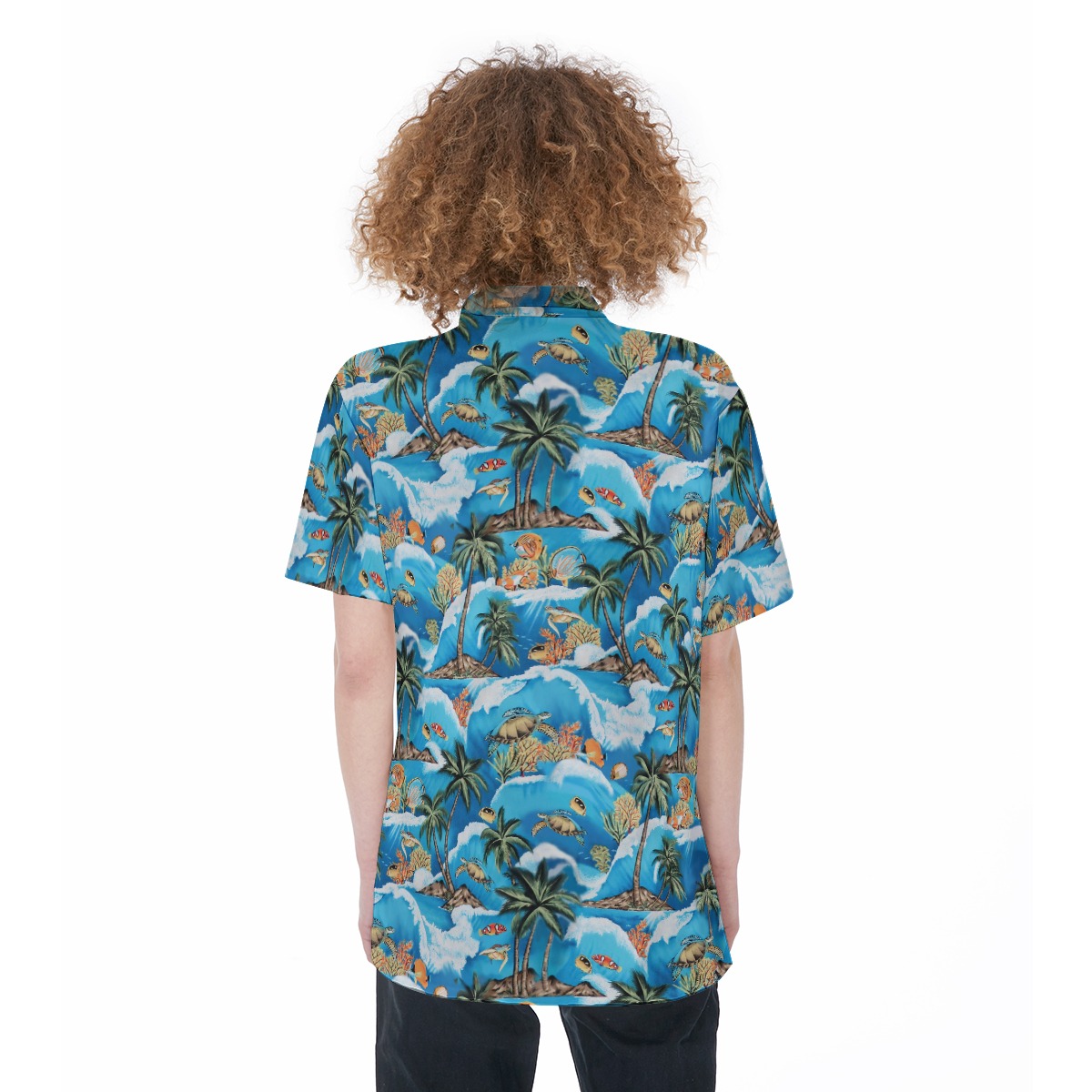 Turtle Ocean Hawaiian Shirt For Women