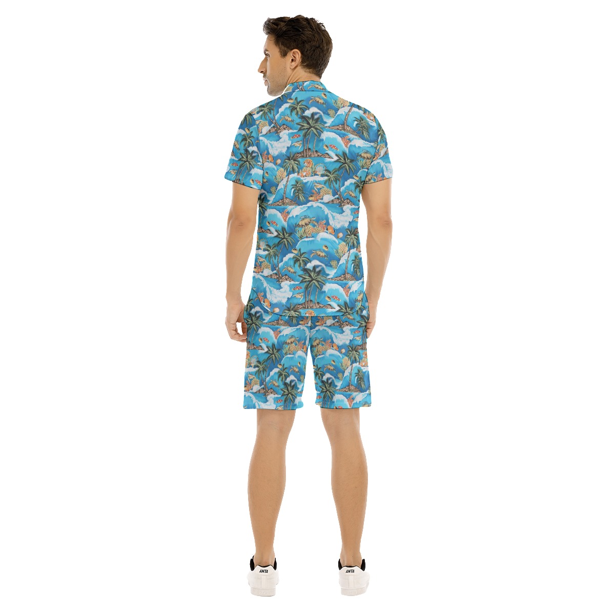 Cool Turtle Ocean Matching Hawaiian Shirt And Shorts