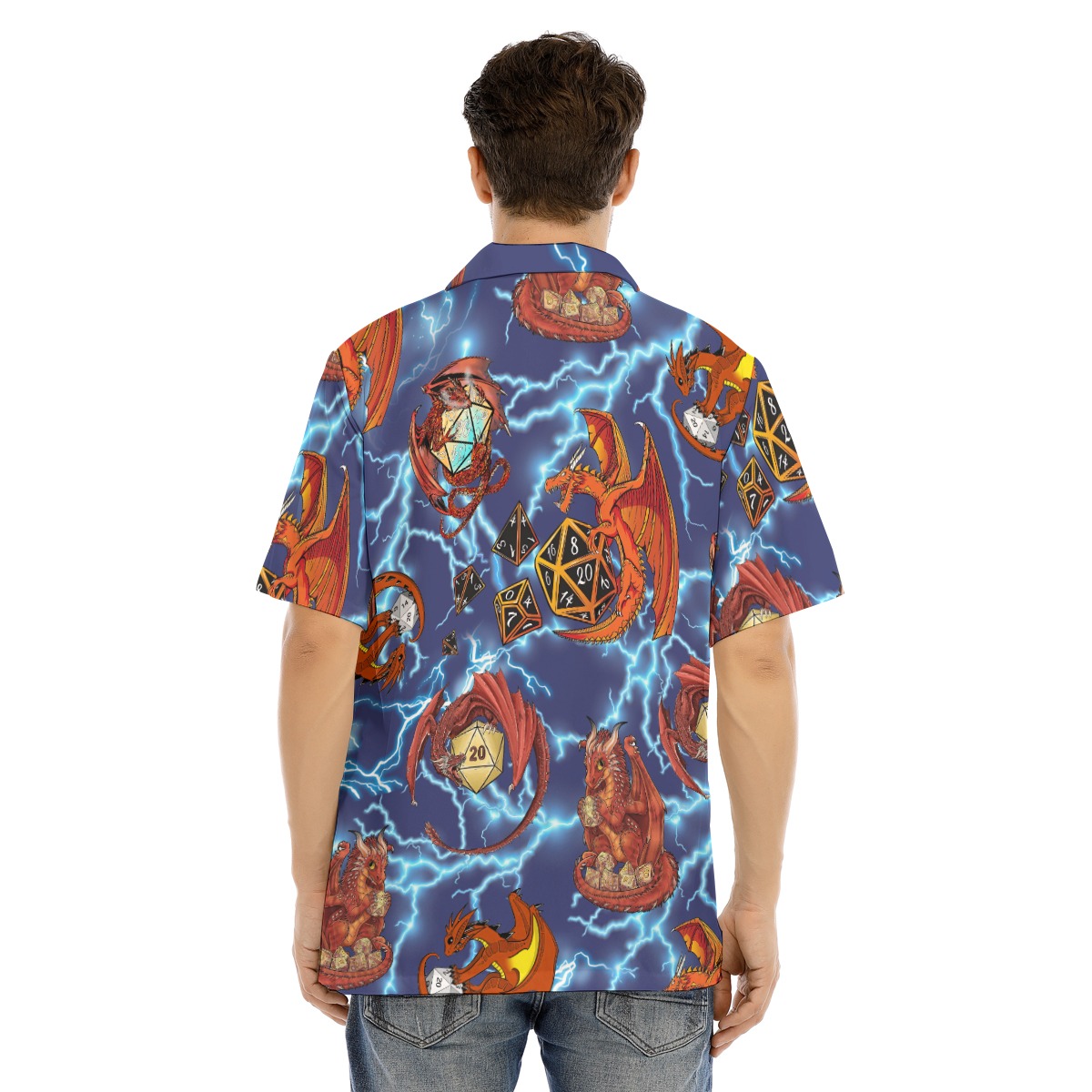 Dnd Hawaiian Shirt For Men | Dungeons & Dragons Button Up Shirt