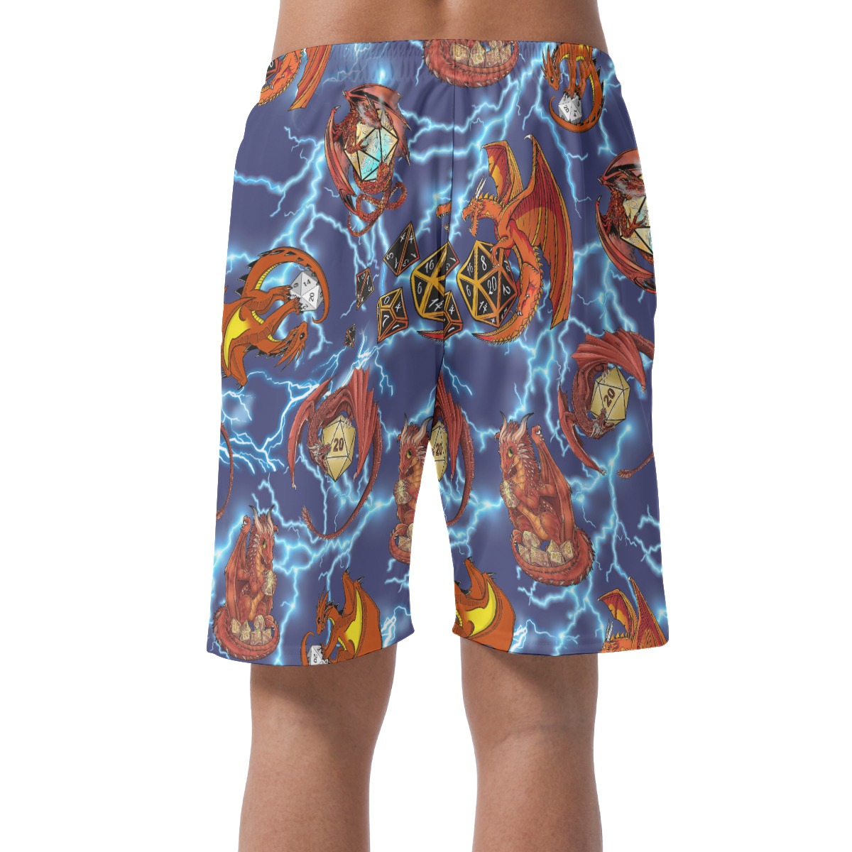 Dnd Dragon Men's Summer Shorts