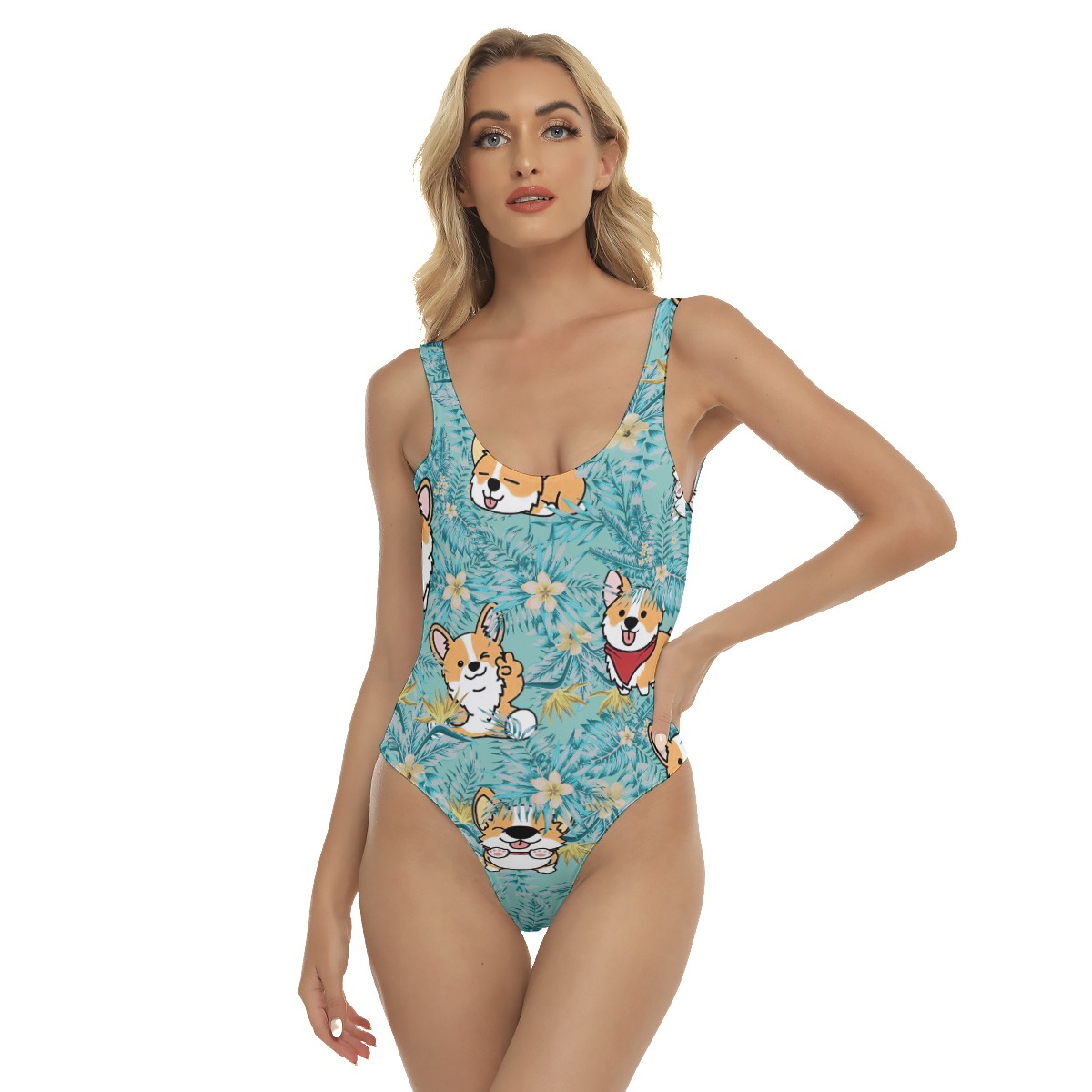 Sexy Corgi Summer Swimsuit For Women - variant image 1