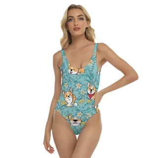 Sexy Corgi Summer Swimsuit For Women