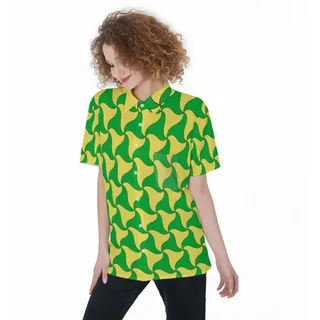 Green And Yellow Hawaiian Shirt | Funny Hawaiian Shirt For Women
