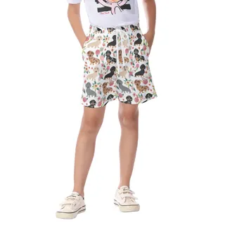 Cute Aloha Dachshund Beach Short For Kids