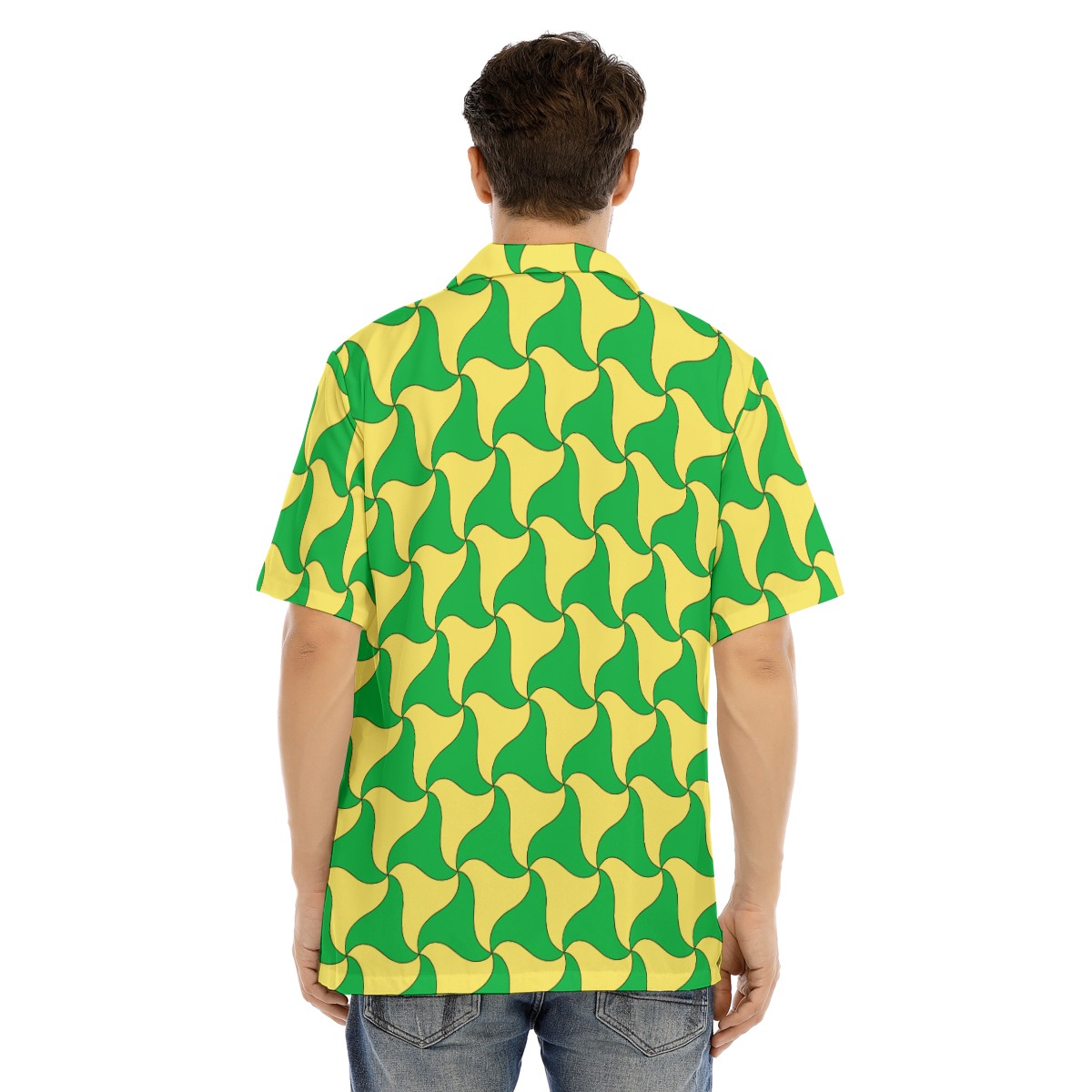 Funny Hawaiian Shirt | Green and Yellow Hawaiian Shirt