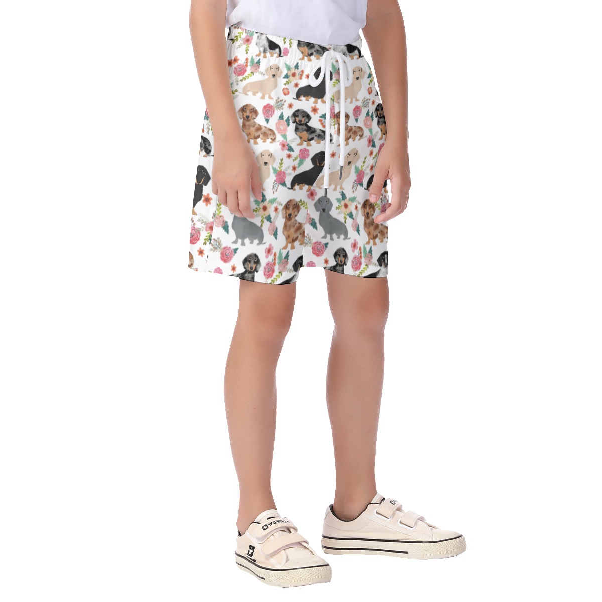 Cute Aloha Dachshund Beach Short For Kids