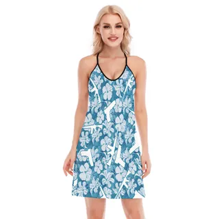 Cool Gun Hawaiian Women's Dress