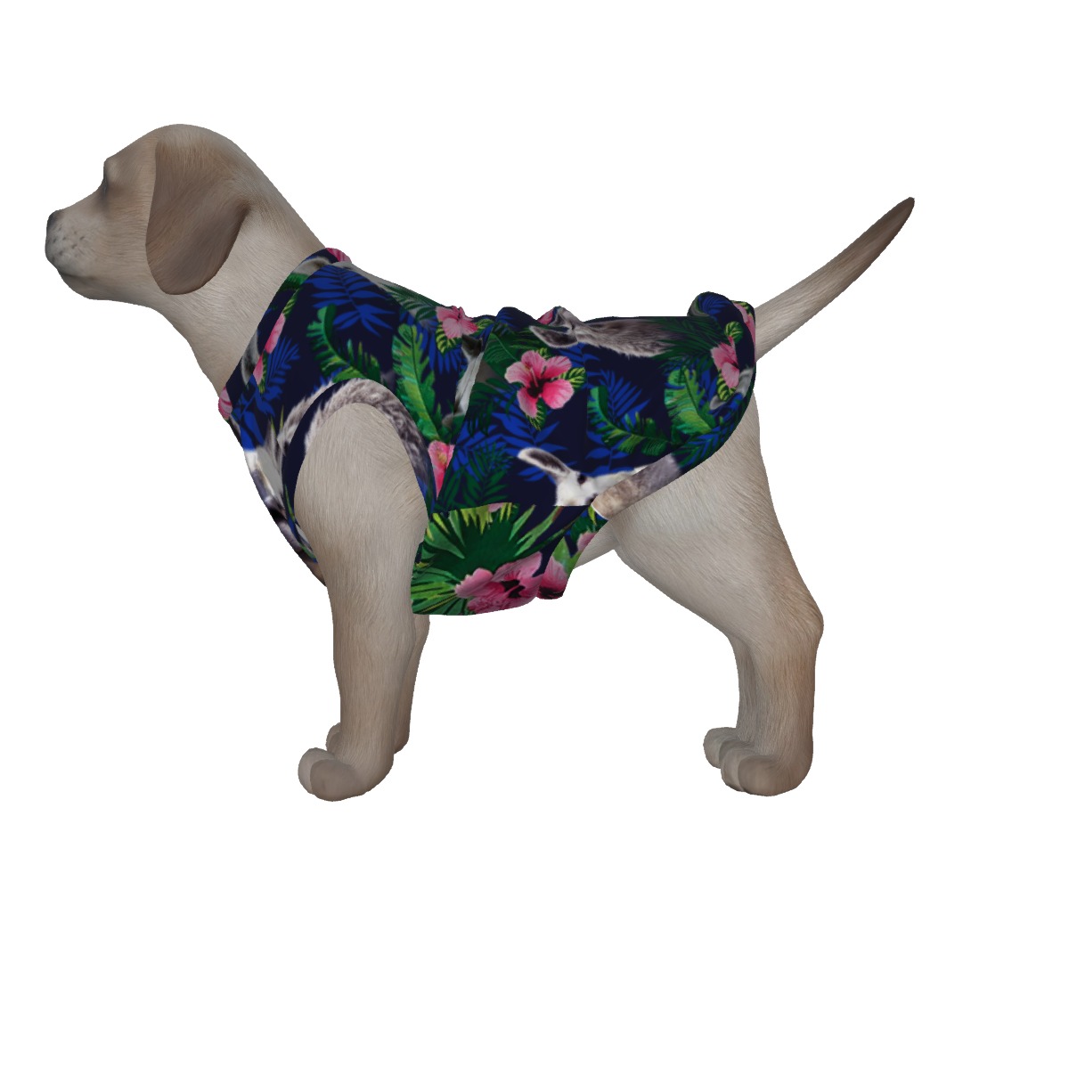 Matching Llama Tropical Hawaiian Tank Top For Dogs - variant image 1