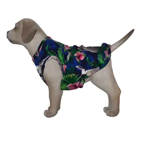 Matching Llama Tropical Hawaiian Tank Top For Dogs