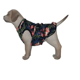Matching Flamingo Tropical Tank Top For Dogs