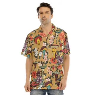 Mushroom Hawaiian Shirt