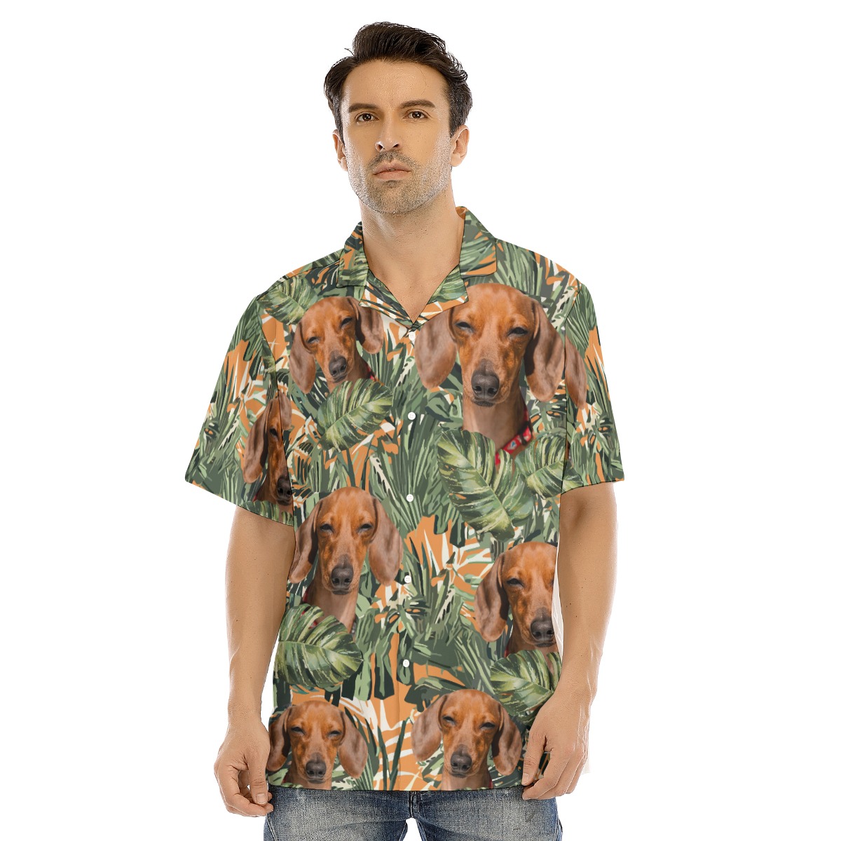 Dachshund Summer Beach Hawaiian Shirt - variant image 1