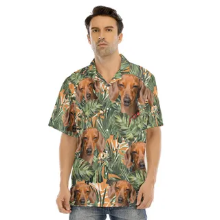 Dachshund Summer Beach Hawaiian Shirt
