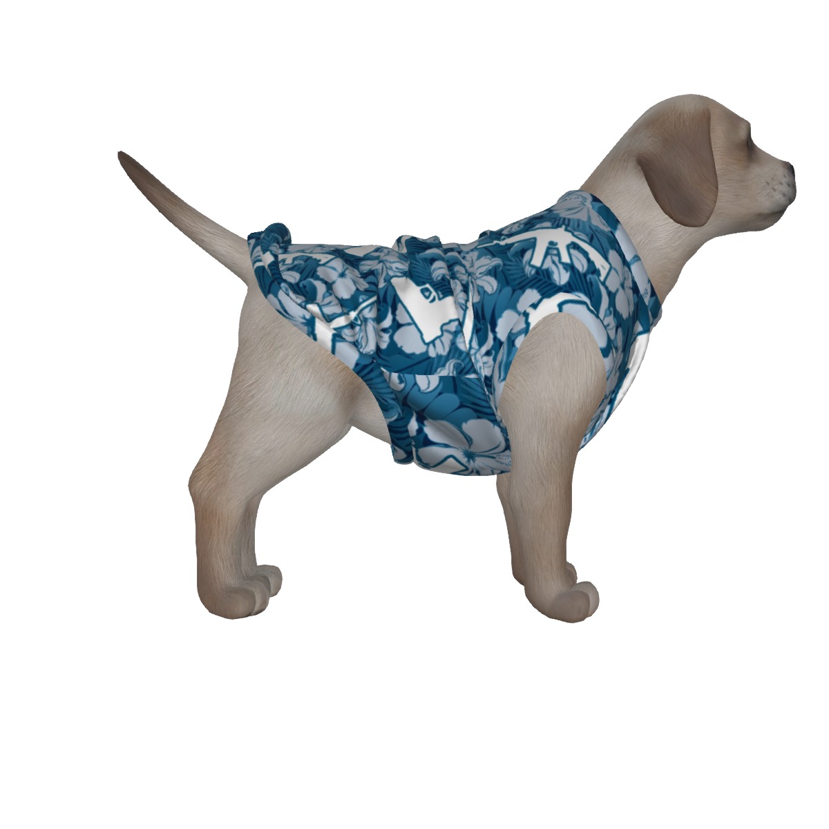 Matching Gun Hawaiian Outfit For Dogs