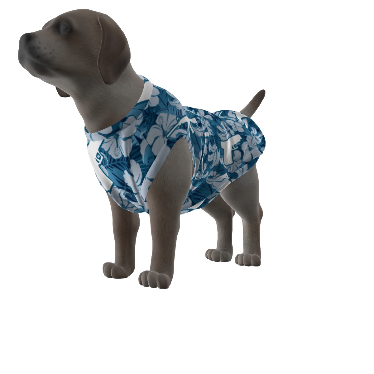 Matching Gun Hawaiian Outfit For Dogs