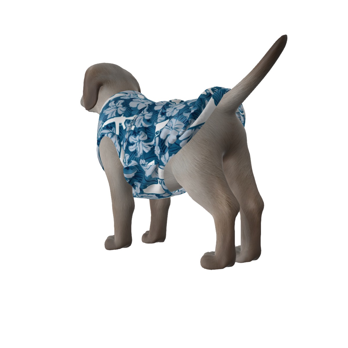 Matching Gun Hawaiian Outfit For Dogs