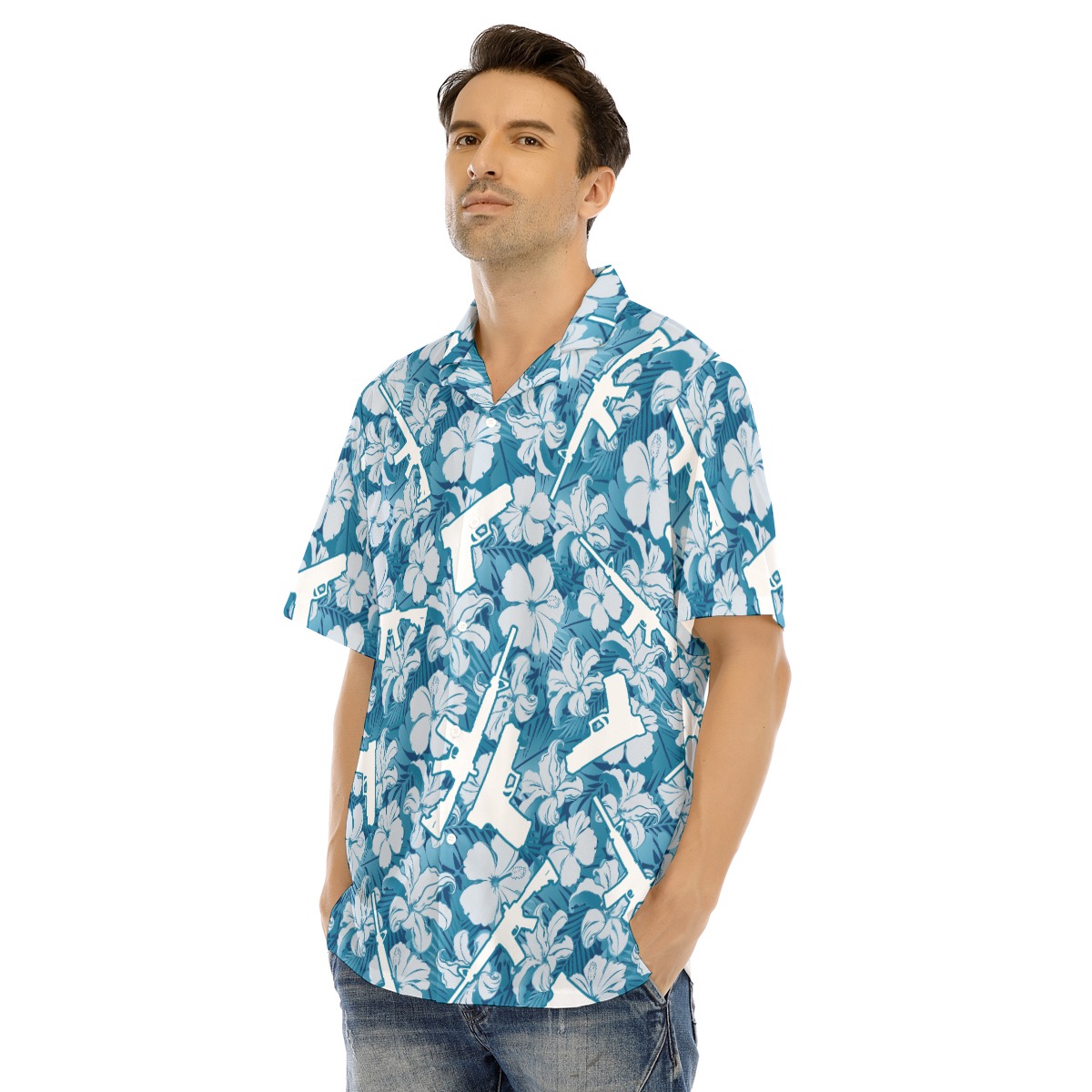 Tropical Gun Hawaiian Shirt