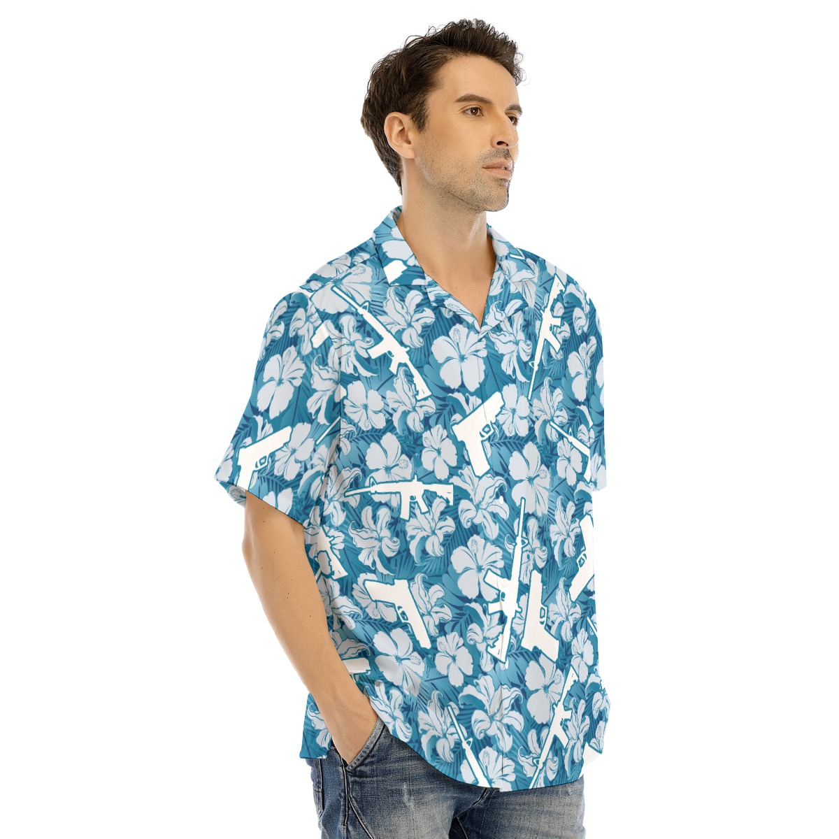 Tropical Gun Hawaiian Shirt