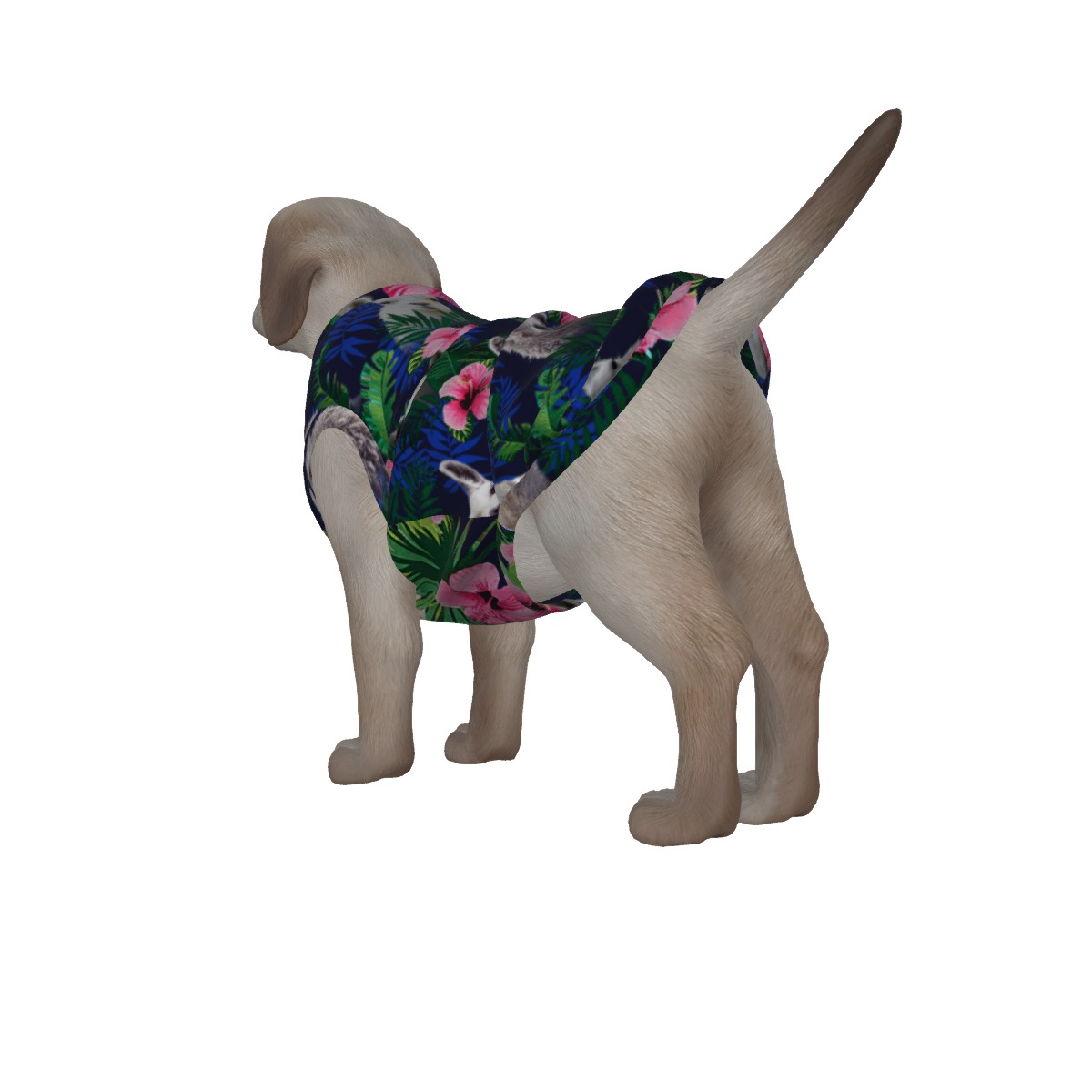 Matching Llama Tropical Hawaiian Tank Top For Dogs