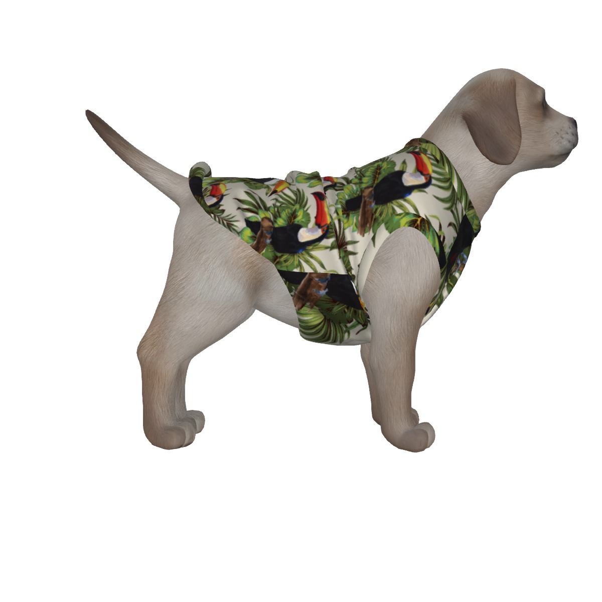 Toucan Tropical Matching Hawaiian Shirt For Dogs